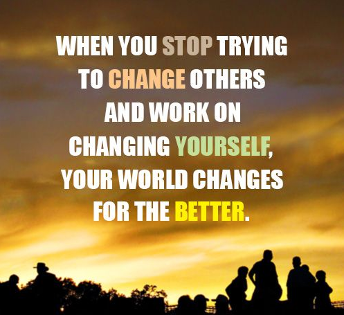 Stop Trying to Change Yourself