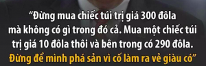 Dấu hiệu của người nghèo tiền bạc, dư sĩ diện