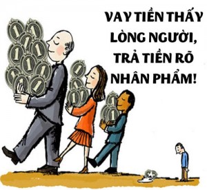 Vay tiền thấu lòng người, trả tiền thấu nhân cách