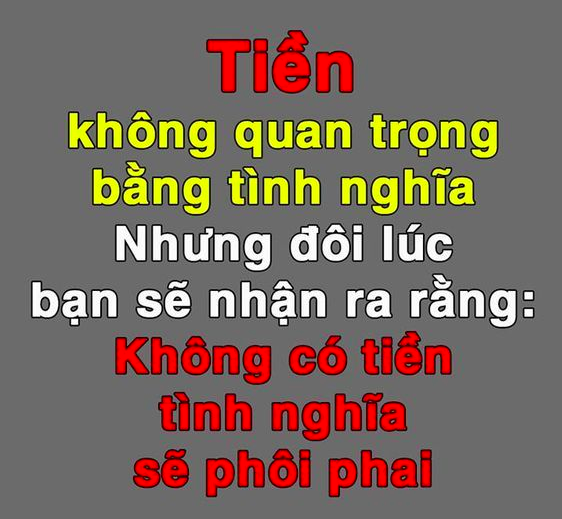 Tình huống dù đối phương nói hay đến đâu cũng không nên cho mượn tiền