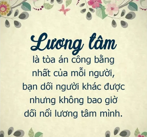 Không nhắc thị phi của người, không nhìn khuyết điểm của người, không nói quá khứ của người